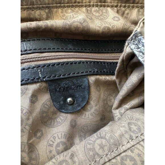 Kipling Women's Carley Expandable Metallic Snakeskin Hobo Handbag Shoulder Bag - Picture 6 of 9